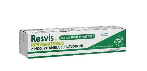 Resvis xr - 20 compresse effervescenti